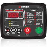 Ручной и удаленный запуск с синхроскопом и реле синхронизации DKG-217 Datakom