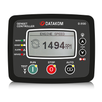 Контроллер D-200 (GSM, MPU, подогрев дисплея) для генератора Datakom