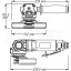 Угловая зачистная машина 125 мм. HAZET 9033N-7